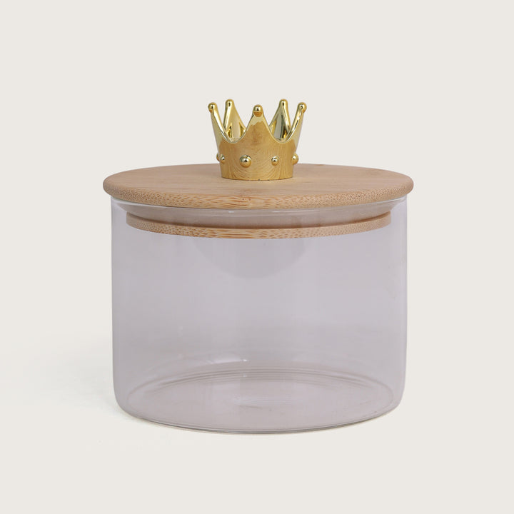 Glass Jar Storage Containers 500ML with Bamboo Tray | Airtight
