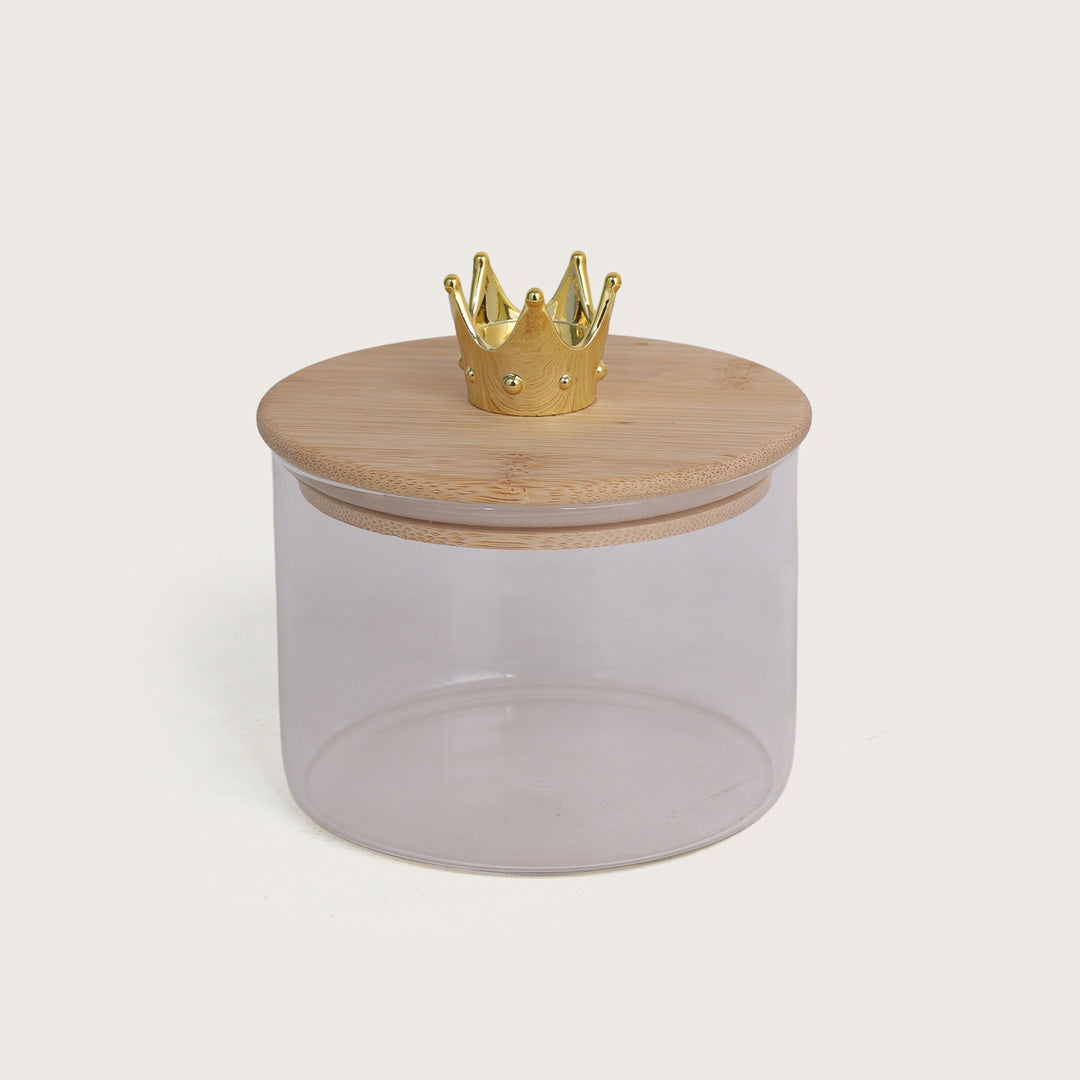 Glass Jar Storage Containers 500ML with Bamboo Tray | Airtight