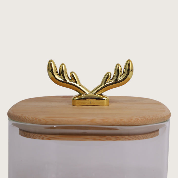 Jar Storage Containers 500ML with Bridge Tray Set of 4 | Airtight