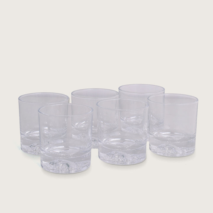 Drinking Glasses 300ML Set of 6 - Clear