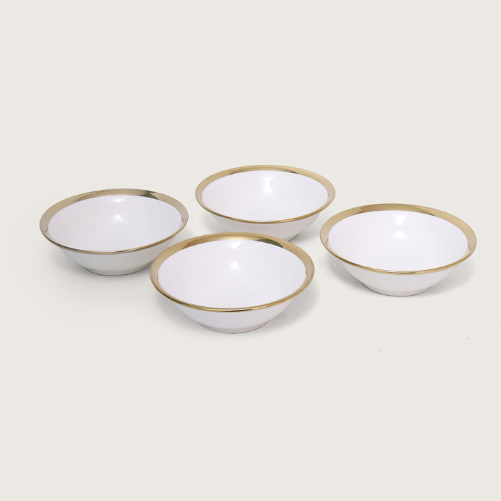 Curry Bowl Gold Rim Set of 4 - Small