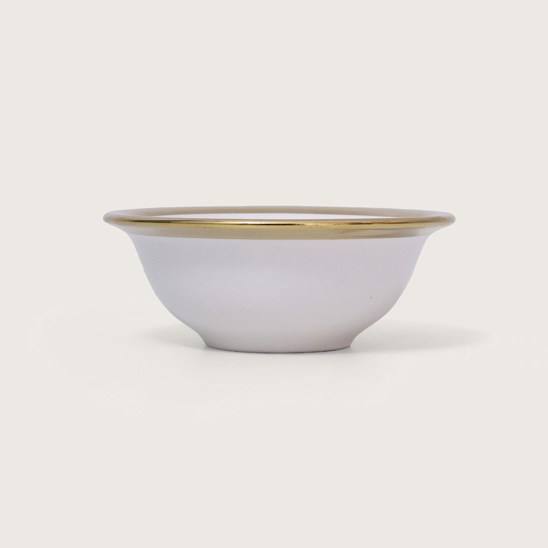 Curry Bowl Gold Rim Set of 4 - Small