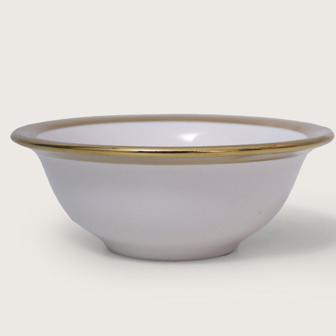 Curry Bowl Gold Rim Set of 4 - Large