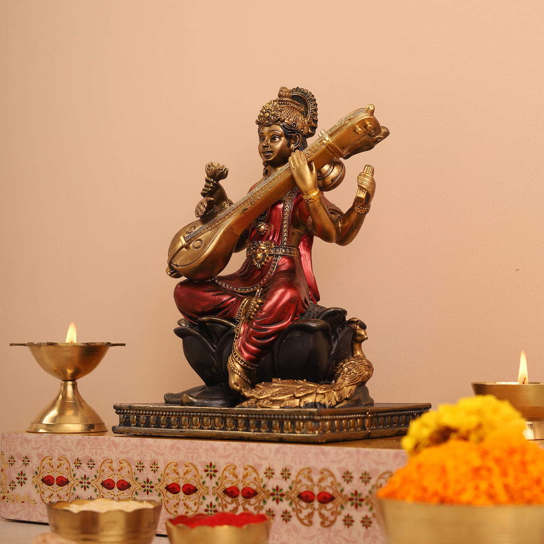 Goddess Saraswati Ji Idol - Small