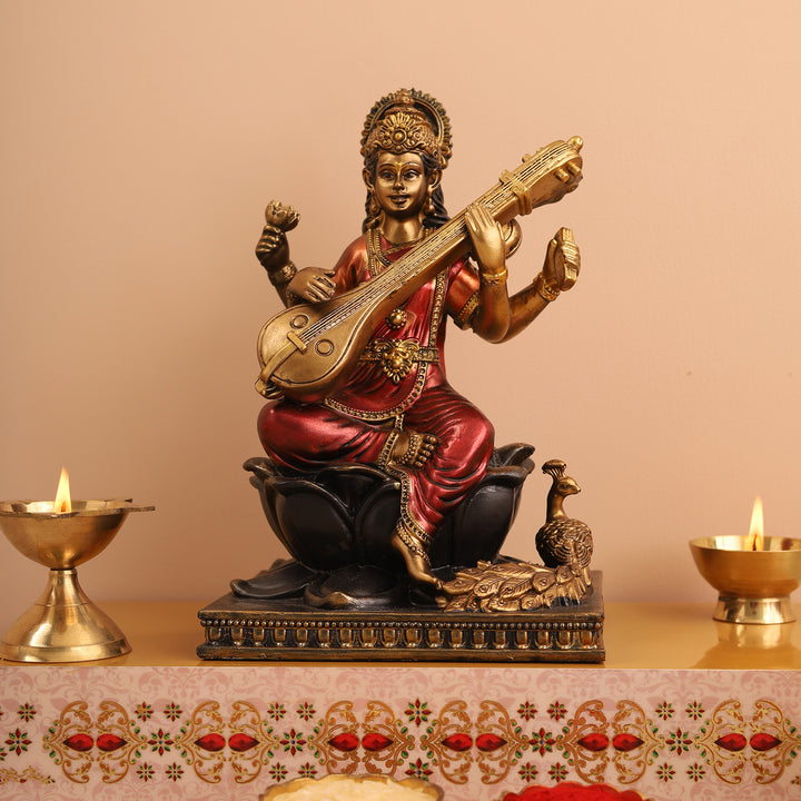 Goddess Saraswati Ji Idol - Small