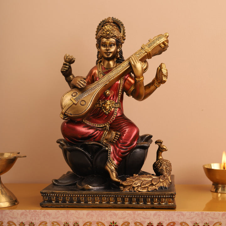 Goddess Saraswati Ji Idol - Large