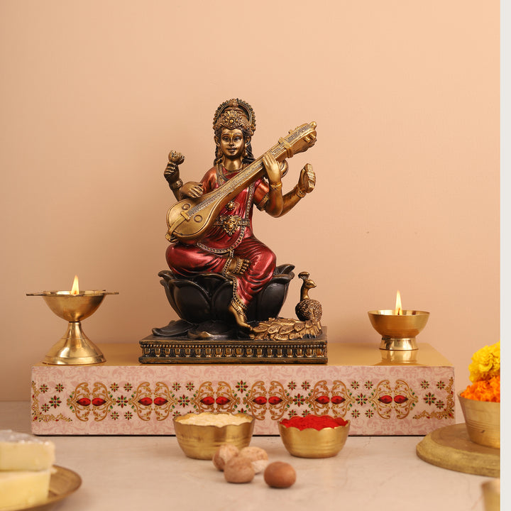 Goddess Saraswati Ji Idol - Small