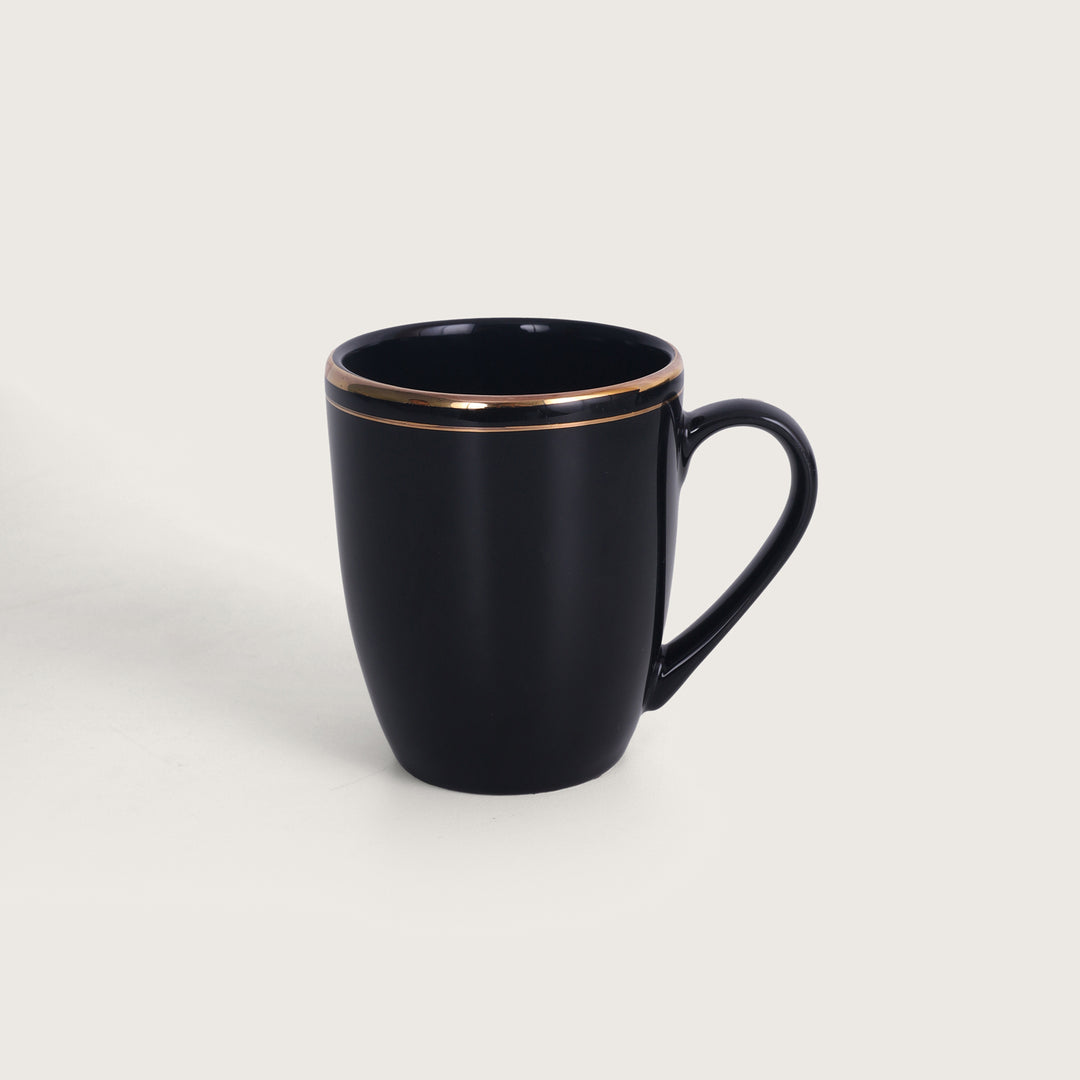 Essential mugs black and gold - set of 4