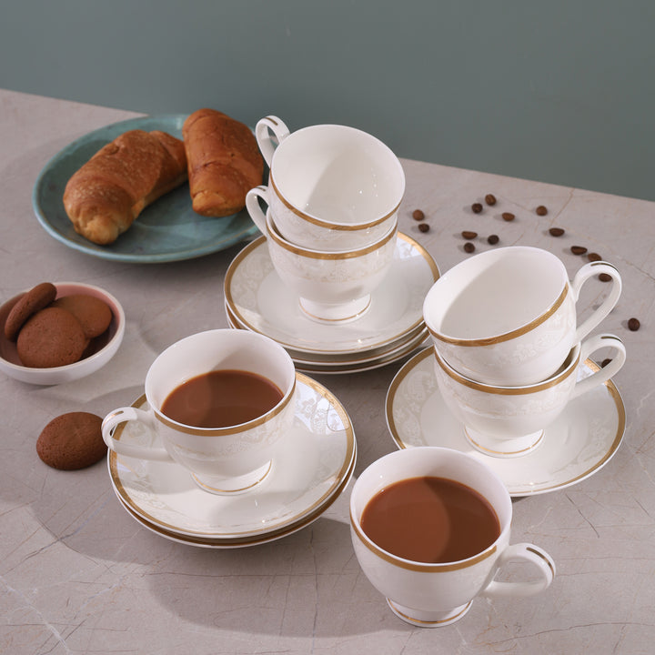 Iris Premium Cup Saucer - Set of 6