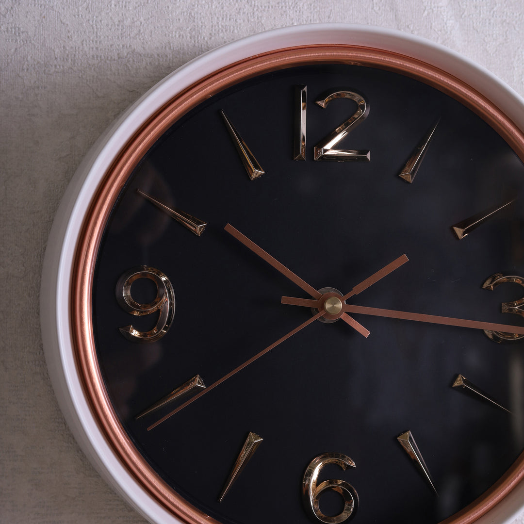 Minimal Wall Clock White, Black & Rosegold Premium Quality