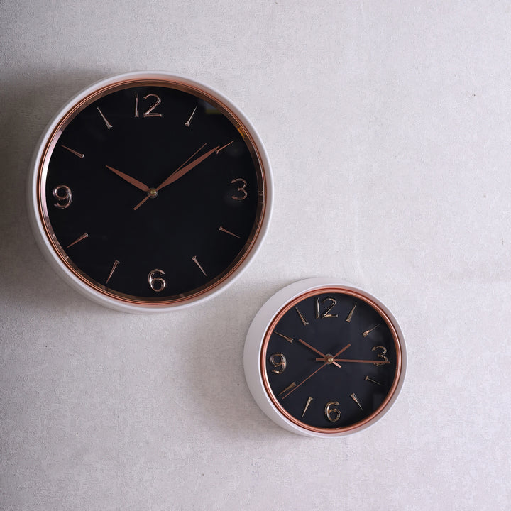 Minimal Wall Clock White, Black & Rosegold Premium Quality