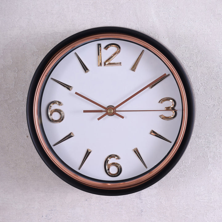 Minimal Wall Clock Black, White & Rosegold Premium Quality