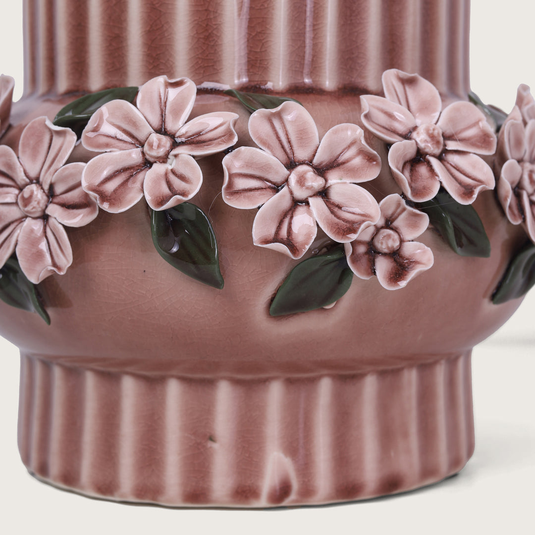 Trendy Ceramic Flower Vase Pink