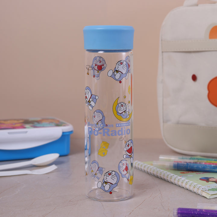 Stylish Glass Water Bottle Doremon