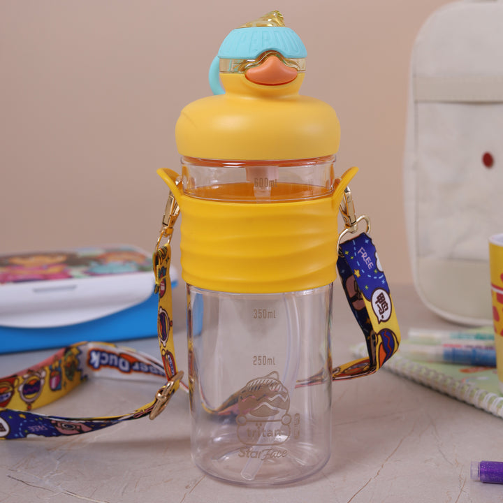 Tritan Duck Water Bottle Yellow Leak Proof 700 ml