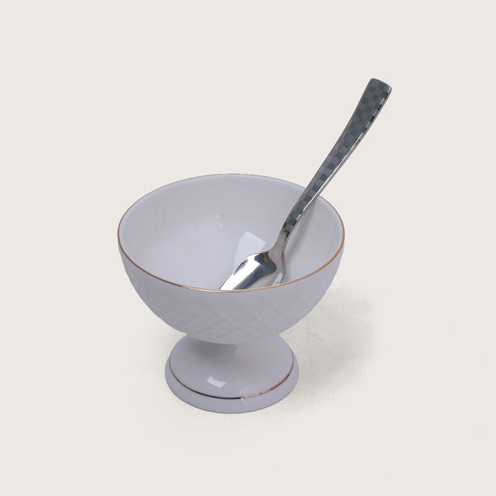 Dessert Bowl Set with Spoon Set of 6