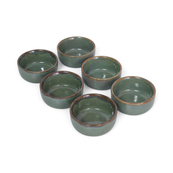 Earth Coll Sauce Bowl 10x10 CM - Medium Set of 6