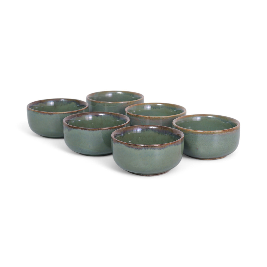 Earth Coll Sauce Bowl 10x10 CM - Medium Set of 6