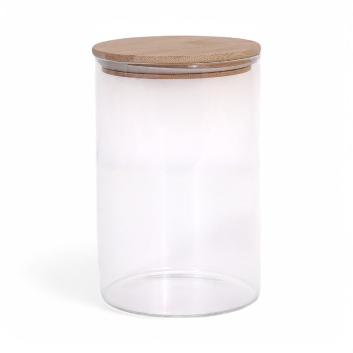 Jar 800ML with Bamboo Lid Set of 4