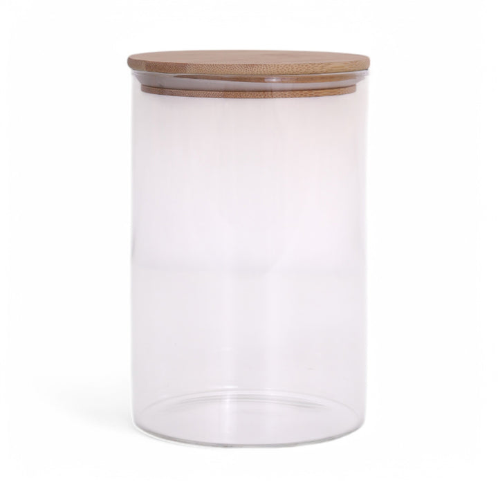 Jar 800ML with Bamboo Lid Set of 4