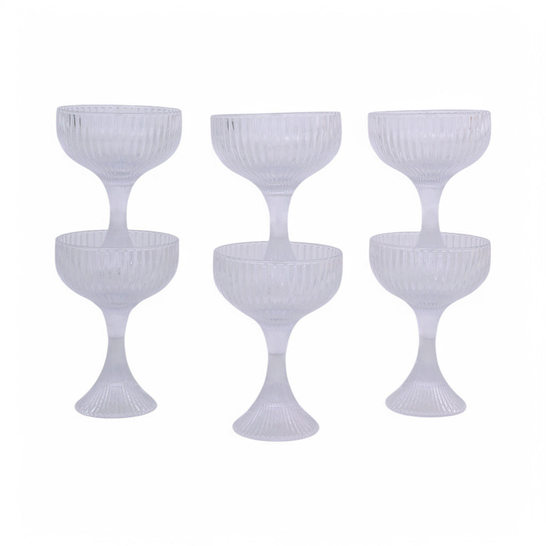 Drinking Wine Glass Tumbler Set of 6