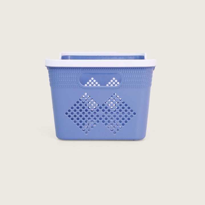 Plastic Storage Basket Set of 4 - Blue