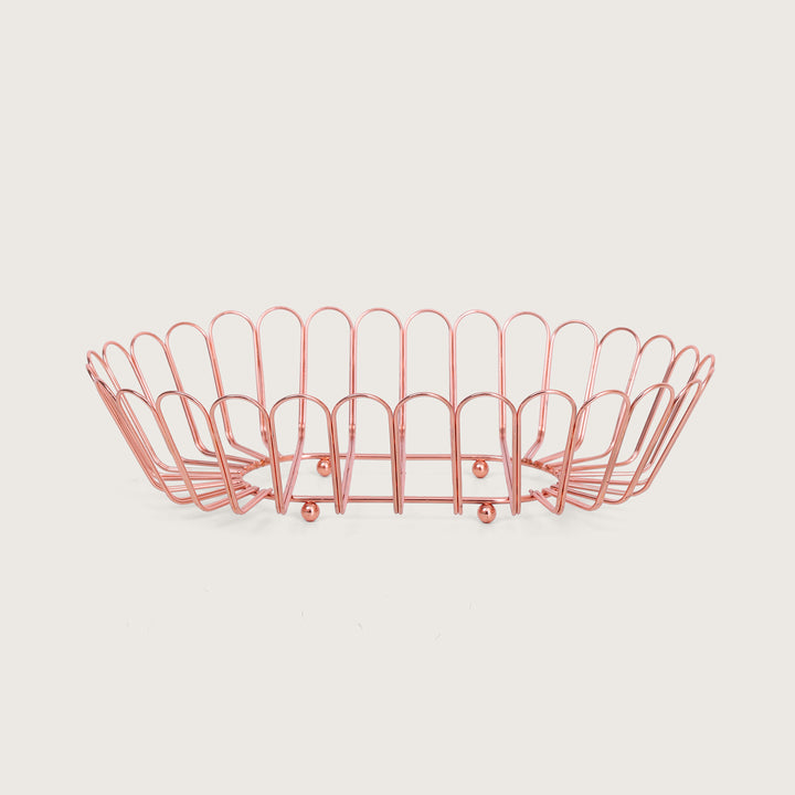 Wire Metal Basket - Copper