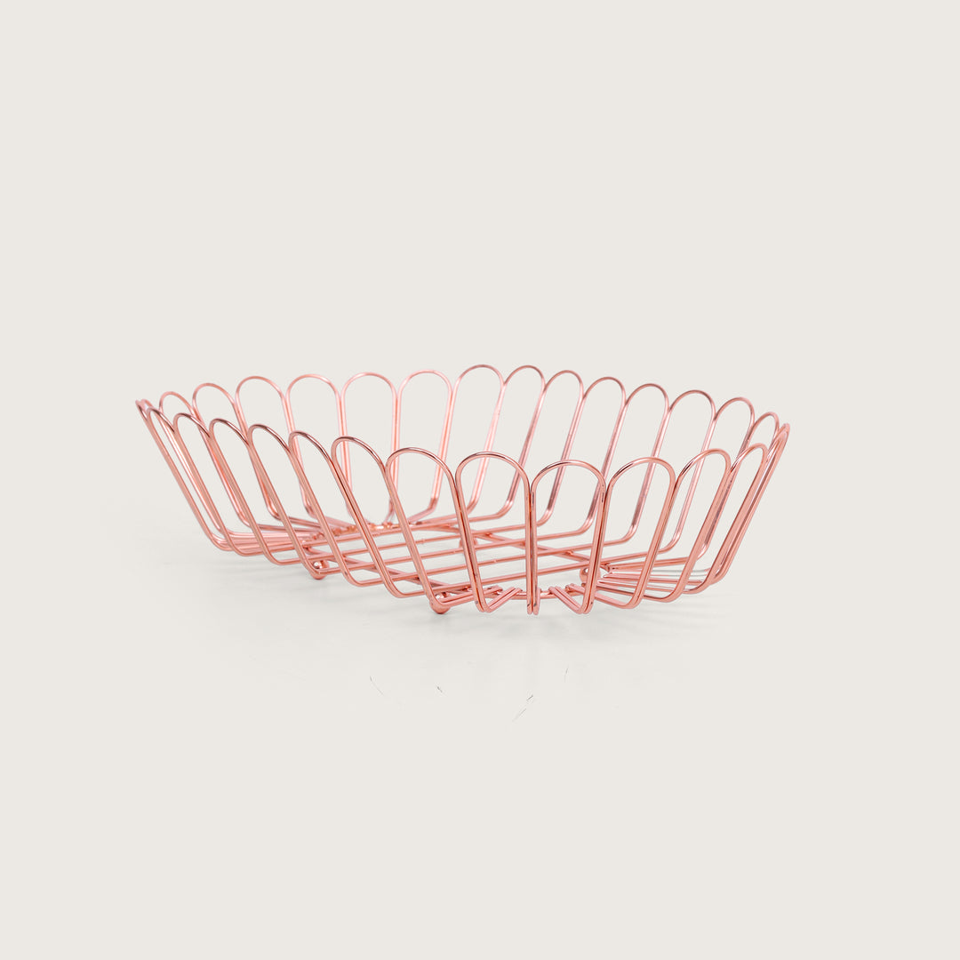 Wire Metal Basket - Copper