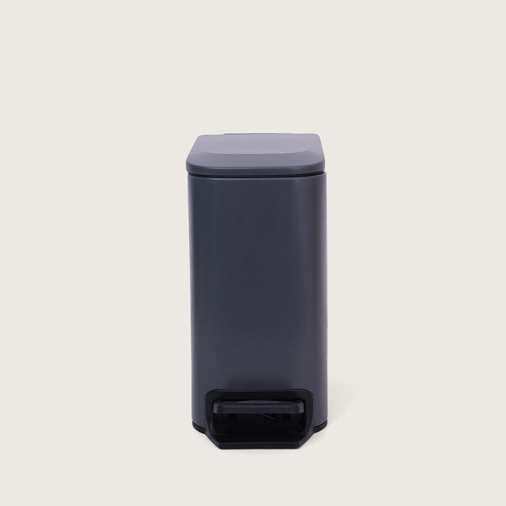 European Pedal SS Trash Can | Soft Close Dustbin | Grey