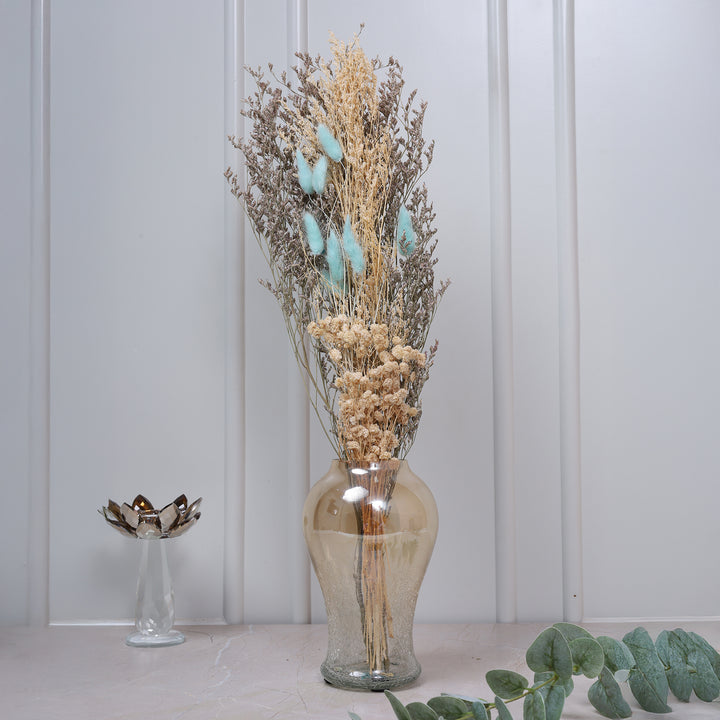 Botanical and Phalaris Dried Grass Sticks - Sky Blue