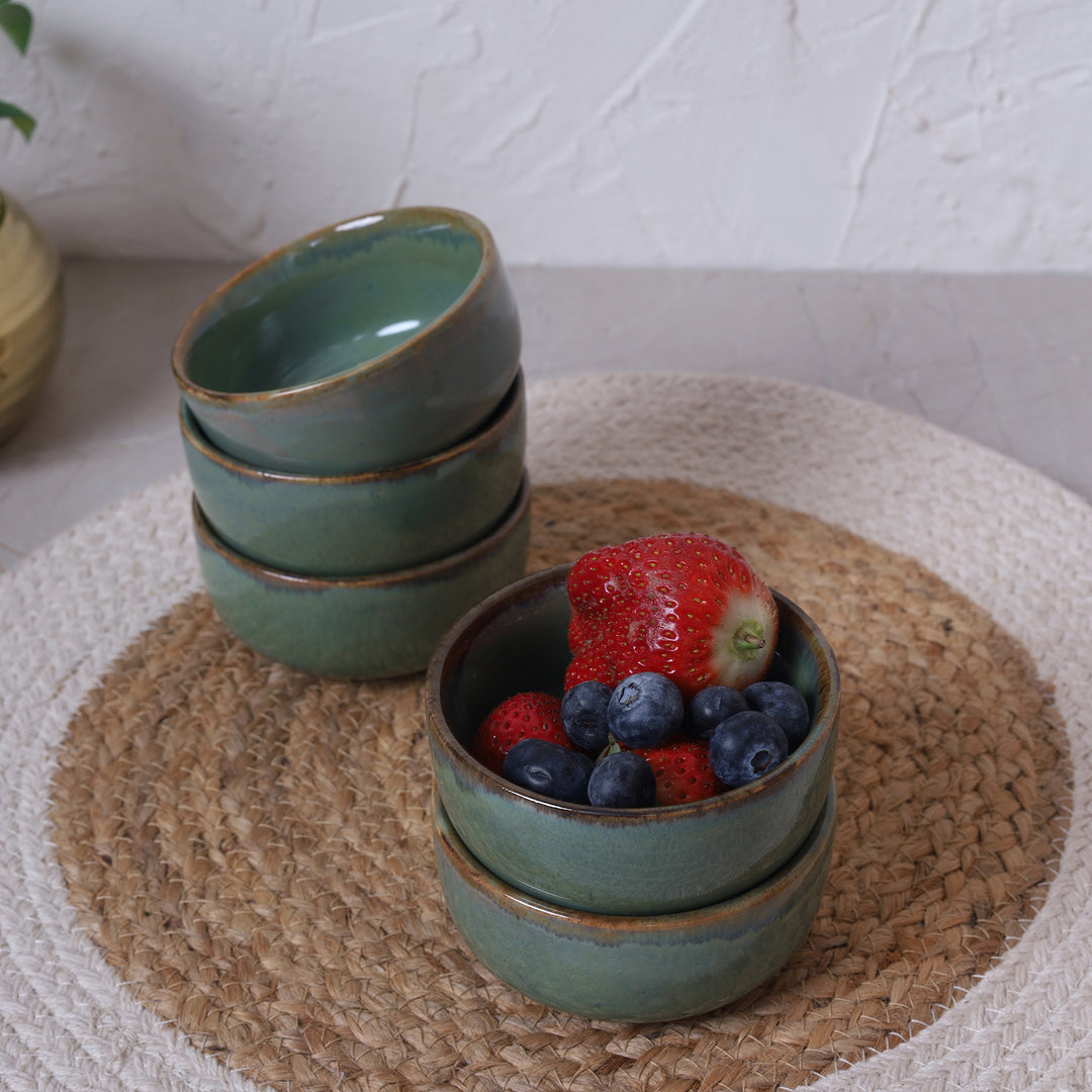 Earth Coll Dip Bowl 7x7 CM - Small Set of 6