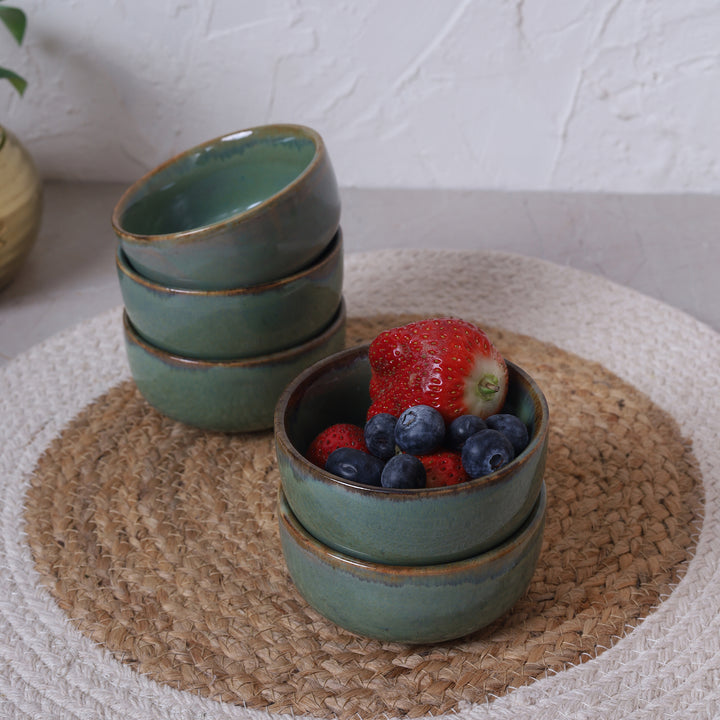 Earth Coll Sauce Bowl 10x10 CM - Medium Set of 6