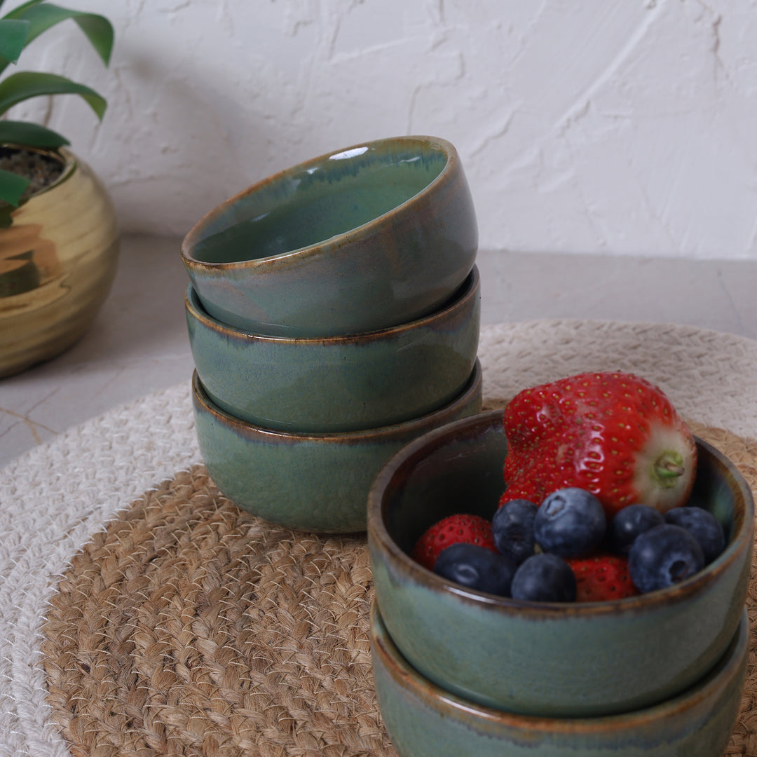 Earth Coll Dip Bowl 7x7 CM - Small Set of 6