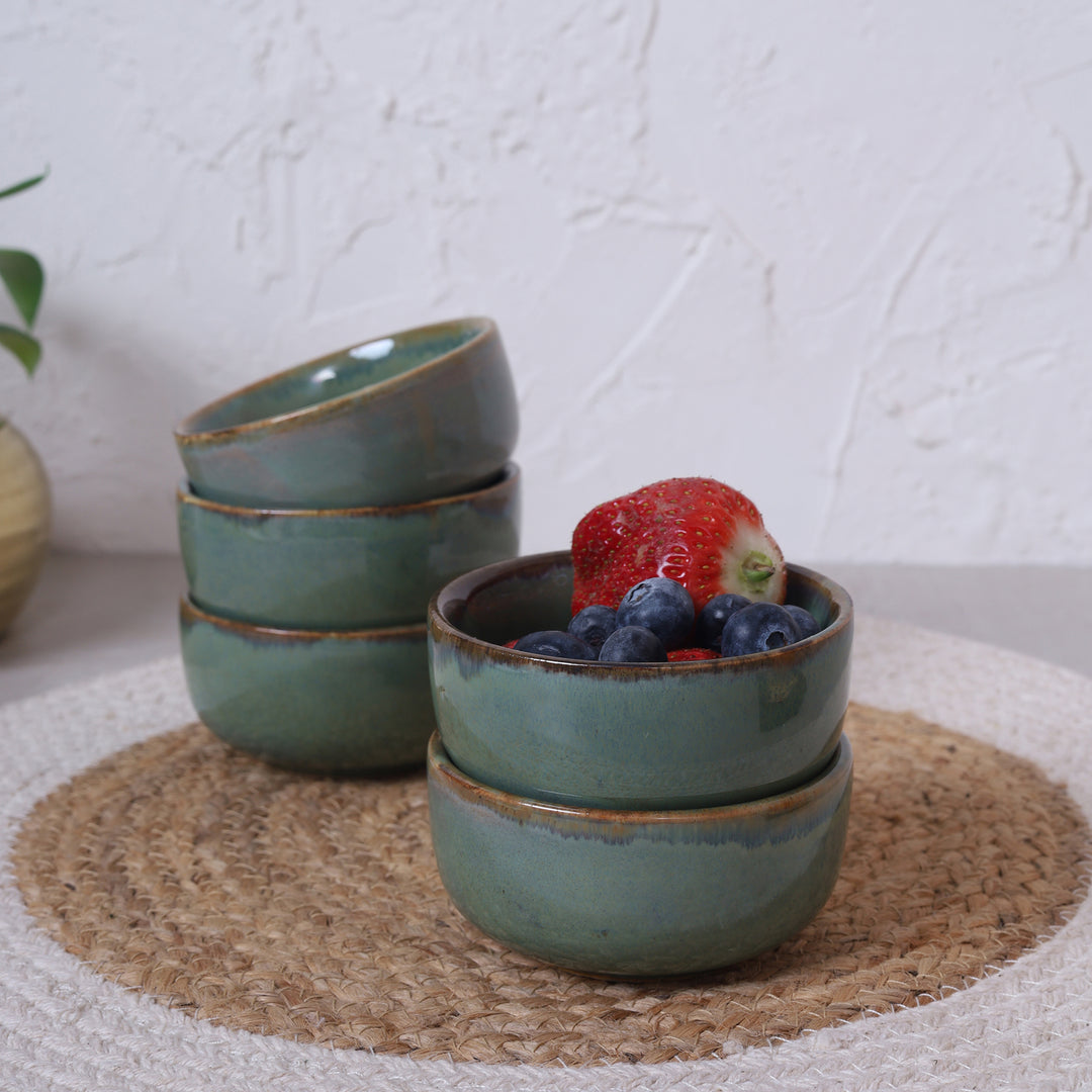 Earth Coll Sauce Bowl 10x10 CM - Medium Set of 6