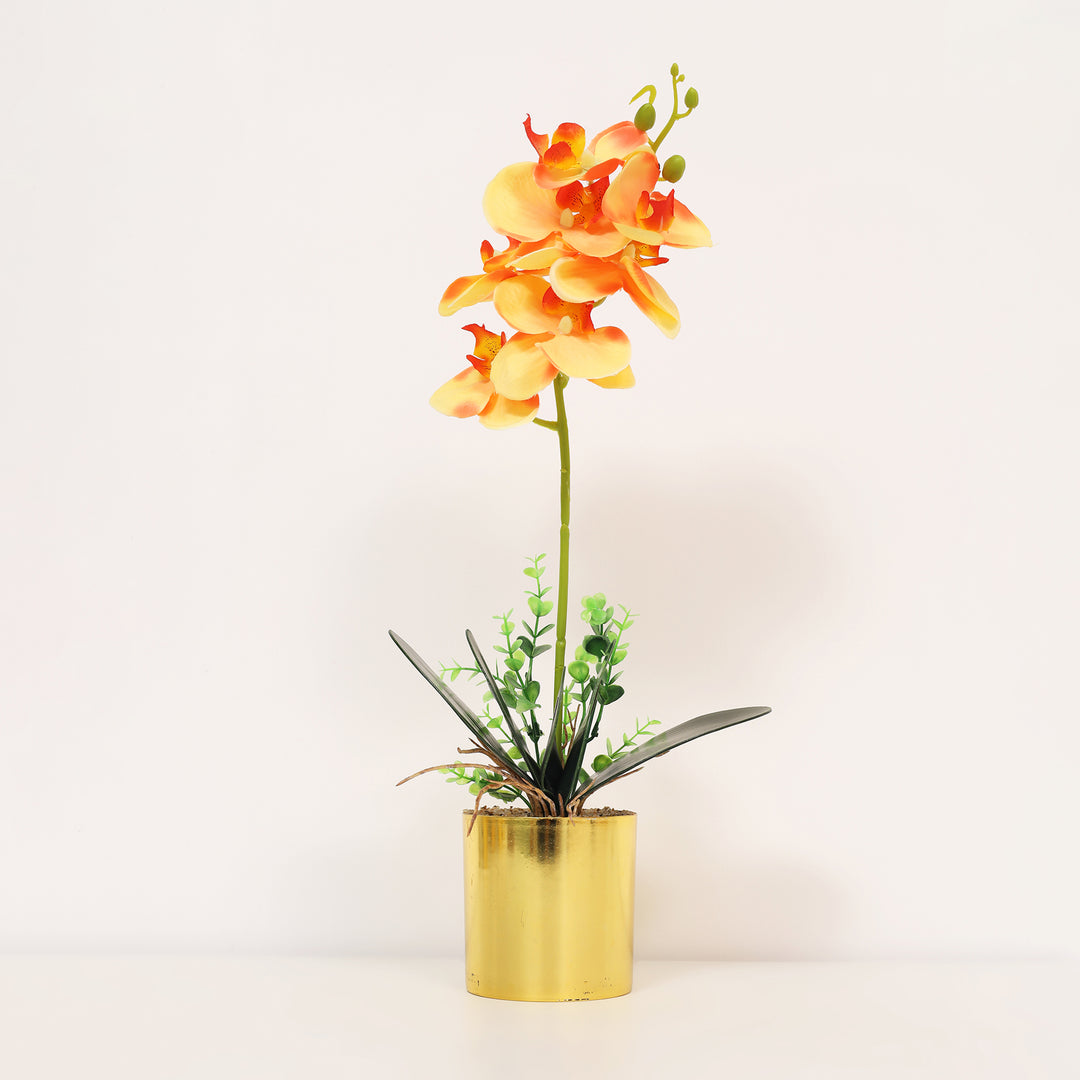 Artificial Flower Plant - Orange