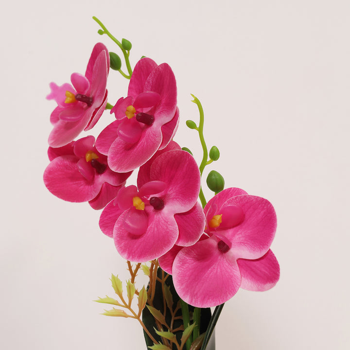 Orchid Artificial Flower Potted Plant - Pink