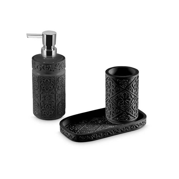 Soho Bathroom Set of 3 - Black