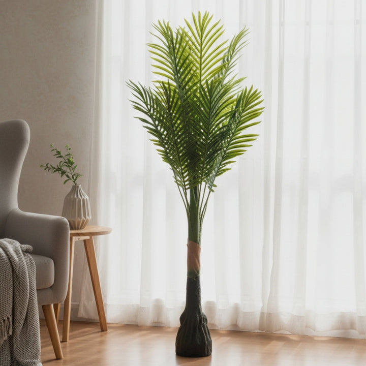 Architectural Tropical Accents in Sleek Contemporary Base