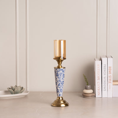 Floral Longitudinal Candle Stand