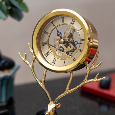 Gold Decorative clock by Home 360