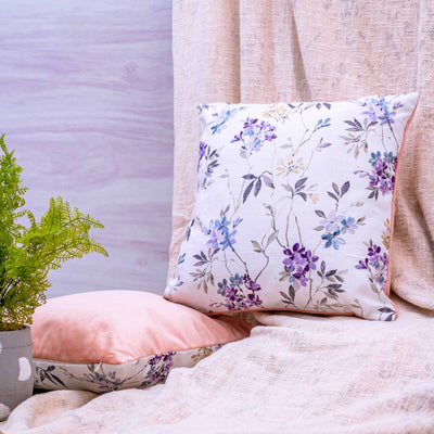 Decorative floral cushion cover by Home 360