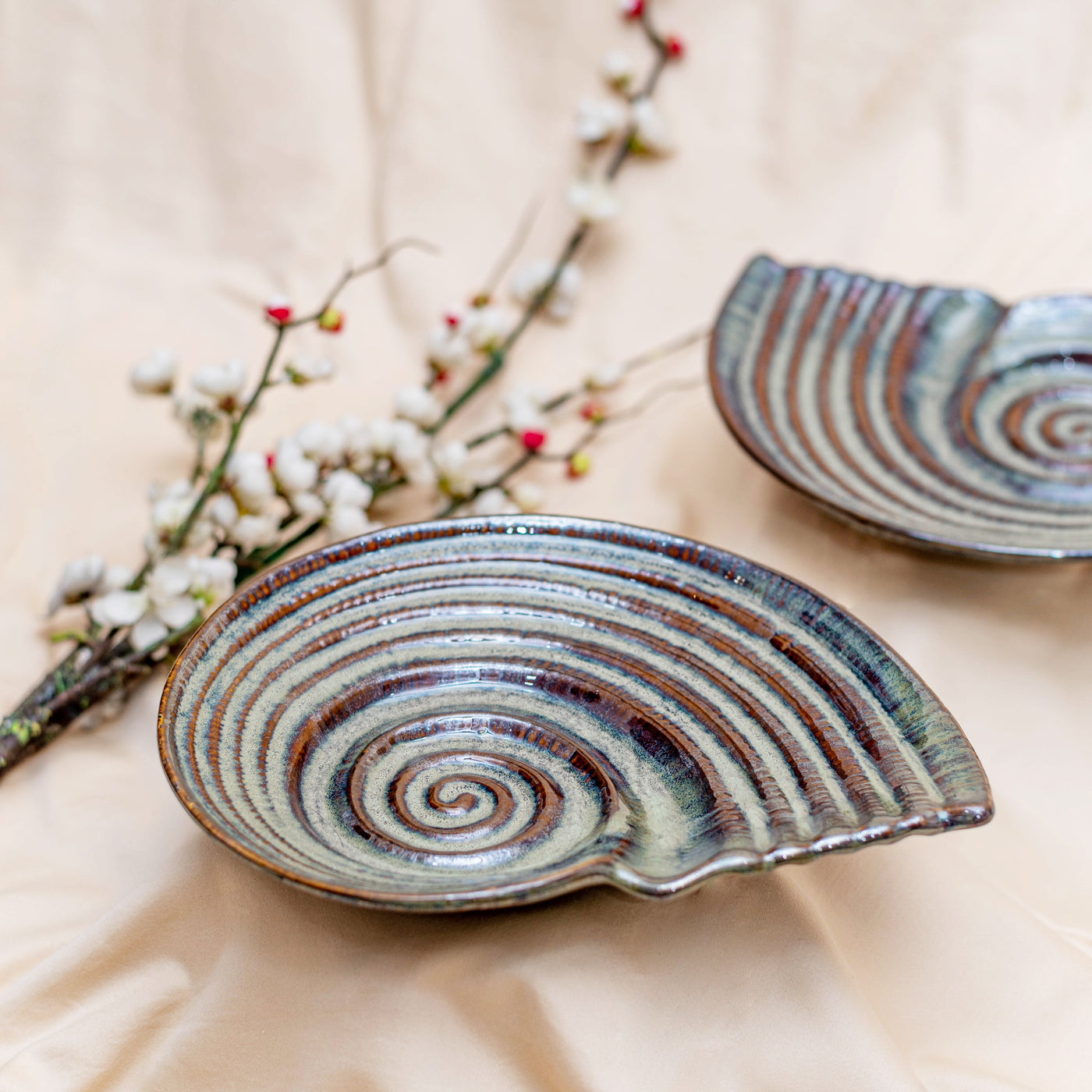 Forest Shell Platters (Set of 2)