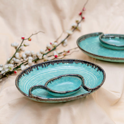 Ocean Chip and Salad Platters (Set of 2)
