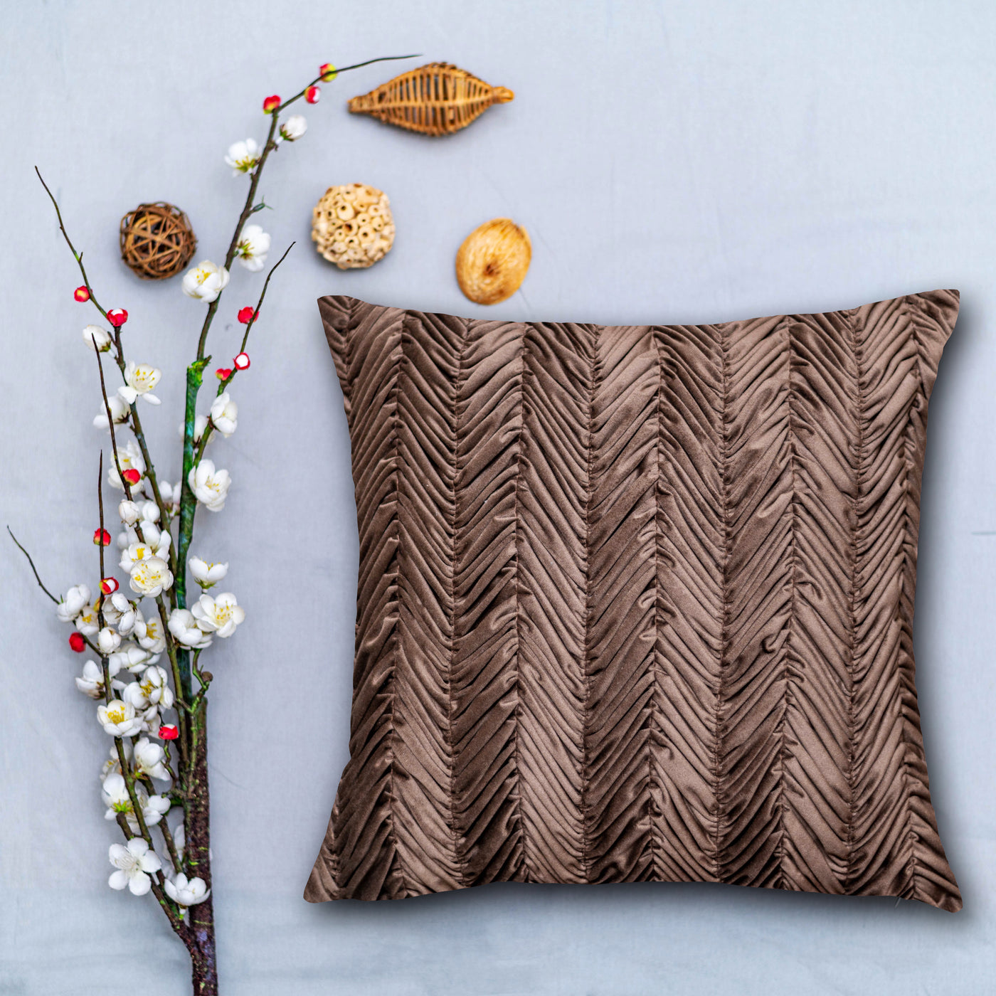 Walnut Lush Cushion Covers (Set of 2)