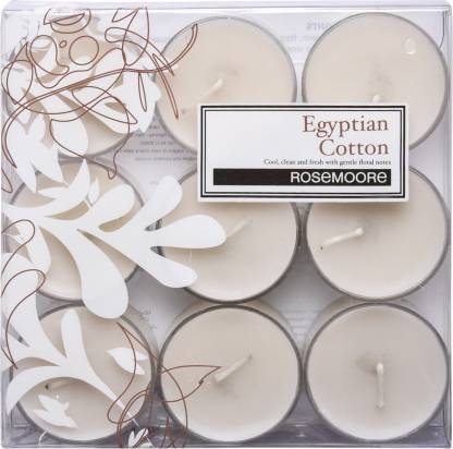 White scented tea light candles by Home 360