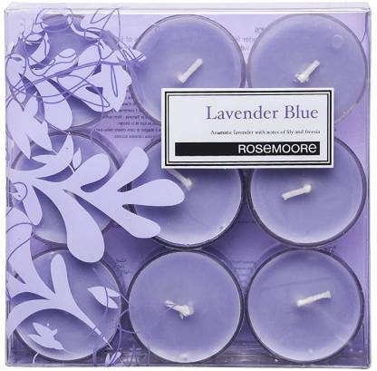 Lavender scented tea light candles by Home 360