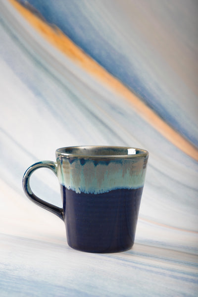 Indigo Opal Coffee Mugs (Set of 2)