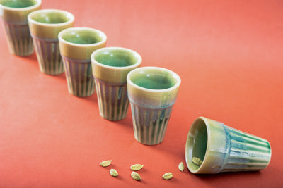 Elaichi Cutting Chai Cups (Set of 6)