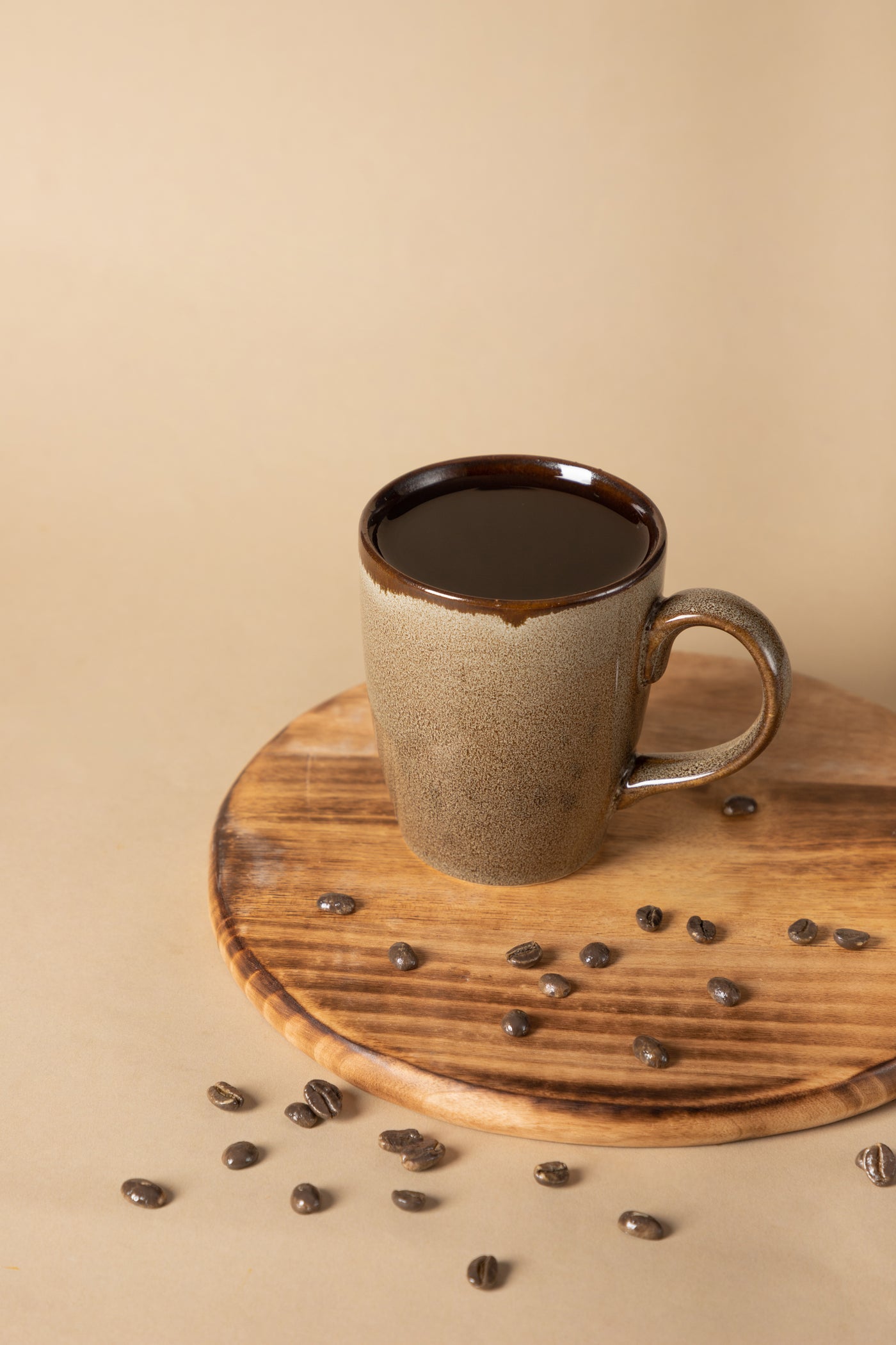 Brown Bean Coffee Mugs (Set of 4)