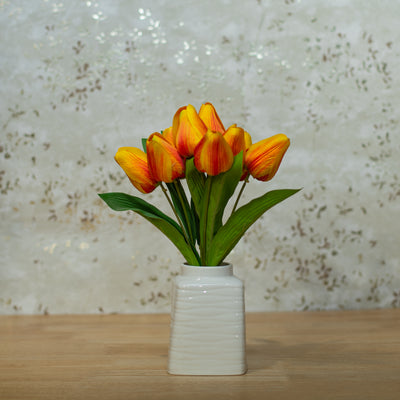 Yellow artificial tulips by Home 360